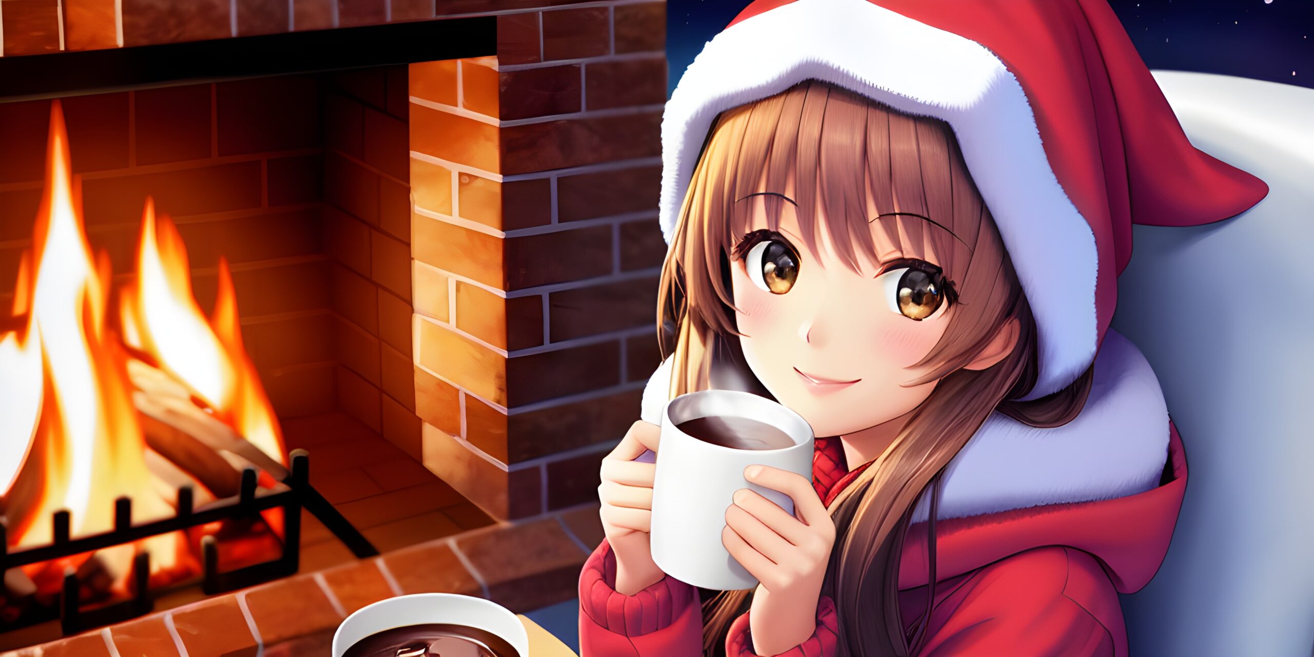 Christmas Cocoa Girl
