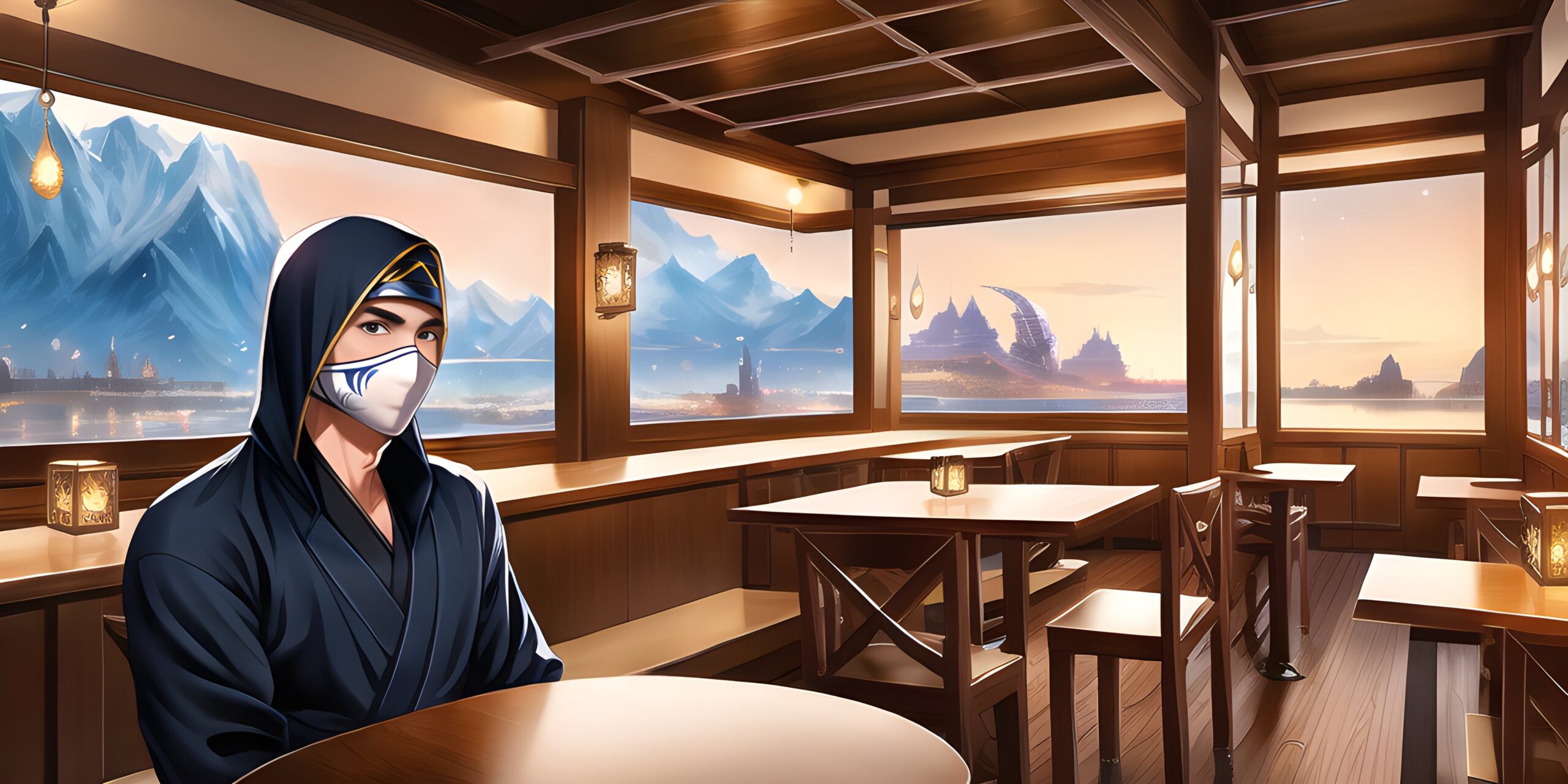 Ninja in the Coffee House.