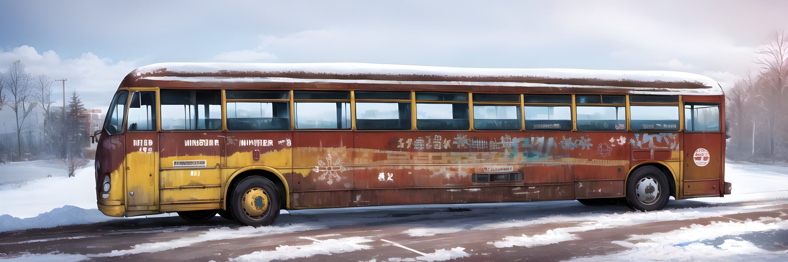 Old and Rusty Bus